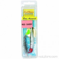Bass Assassin Saltwater 4 Red Daddy Spinner Lure, 2-Count 563466591